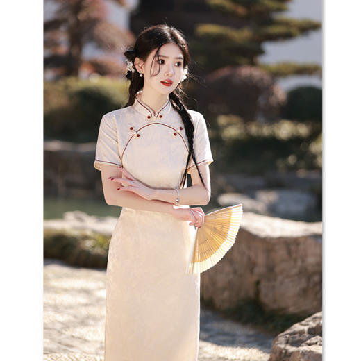 时尚改良年轻款，新中式少女旗袍GX-21876 商品图3