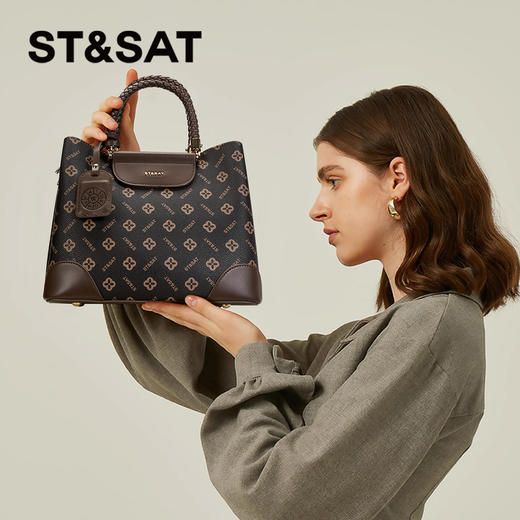 星期六老花系列大容量时尚手提包SS3521A313 商品图1