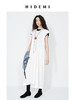 HIDEMI 极简圆领龟背感廓形落肩袖针织t连衣裙休闲感长裙 商品缩略图9