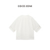 COCO ZONE"百合”夏季简约圆领单排扣设计衬衫气质通勤短袖上衣CC1B0985 商品缩略图1