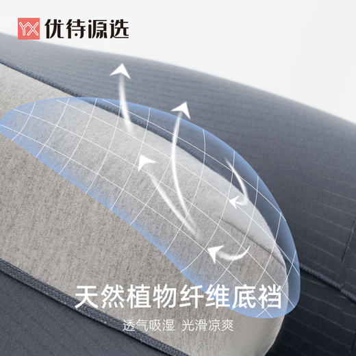 优待源选男士底裤青年暗纹舒适四角内裤YXNM005 商品图2