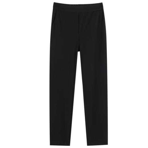 TZW-黑色烟管裤子女2024年夏季新款高腰显瘦垂感小个子直筒九分休闲裤 商品图9