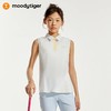 【24年夏新品】【高尔夫系列】moodytiger女童无袖polo衫24年春新款拼接透气上衣41214103 商品缩略图0