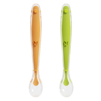 albo新生婴儿勺子初生儿宝宝硅胶软勺儿童学吃饭喂水辅食勺套装 CJ305 商品图4