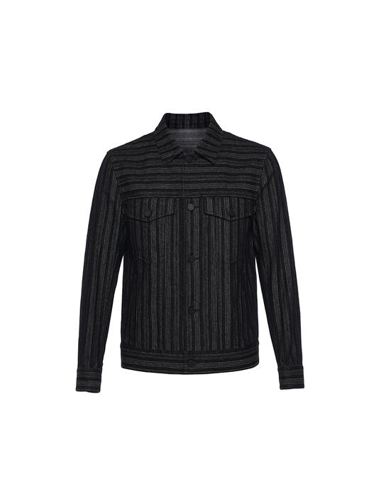 callisto黑色纯棉夹克 STFEJ099Y 商品图3