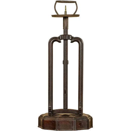 清 紫檀升降式灯台 商品图5