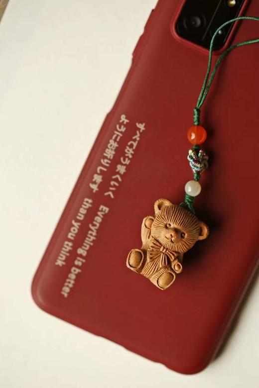 Hello小熊°老山檀香精致挂件 商品图5