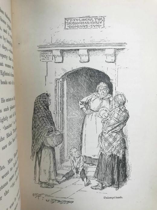 1902年 凯特·道格拉斯·威金《佩内洛普的苏格兰经历》 C.E.布洛克数十幅插图 漆布精装32开 商品图8