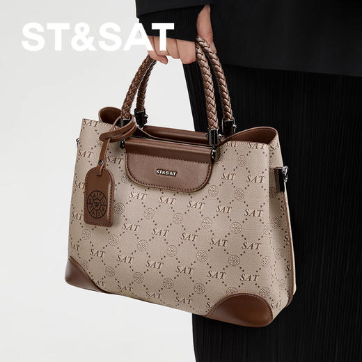 星期六老花系列大容量时尚手提包SS3521A313 商品图8