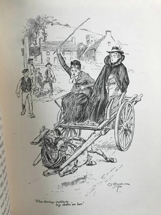 1902年 凯特·道格拉斯·威金《佩内洛普的爱尔兰经历》  C.E.布洛克数十幅插图 漆布精装32开 商品图6