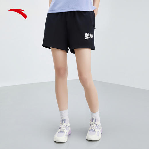 安踏（ANTA）冰丝裤丨运动短裤女夏季新款针织休闲五分薄款裤子162328301 商品图0