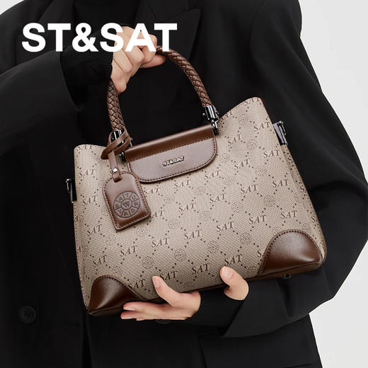 星期六老花系列大容量时尚手提包SS3521A313 商品图9