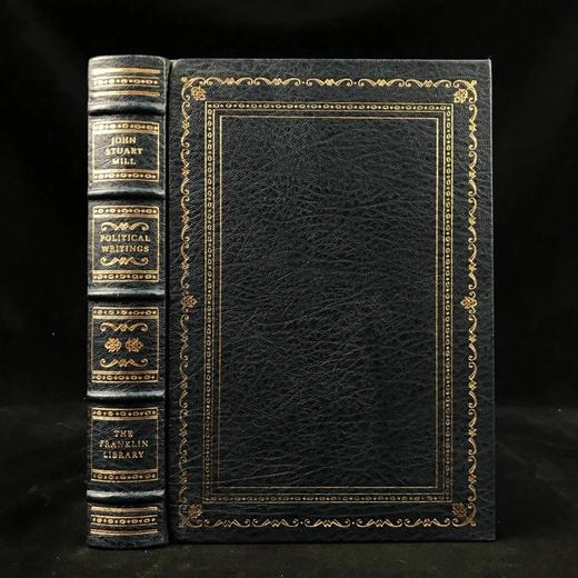 含藏书票限量版！约翰·穆勒政治文集 配多幅插图 豪华皮装18开 商品图0