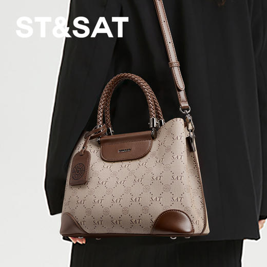 星期六老花系列大容量时尚手提包SS3521A313 商品图7