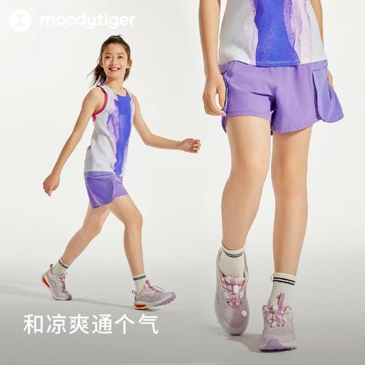 【24年夏新品】moodytiger女童夏新款透气运动短裤|Air Supply空气衣42211601 商品图2