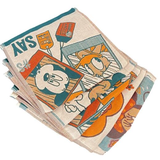 儿童纱布毛巾刺绣婴儿口水宝宝洗澡小方巾新生儿棉洗脸巾_ym 商品图4