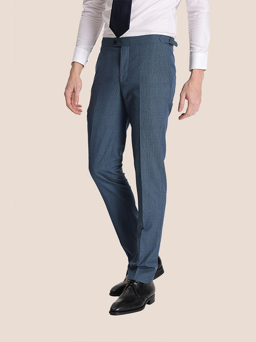 callisto蓝色全羊毛西裤 STBWP012C 商品图0