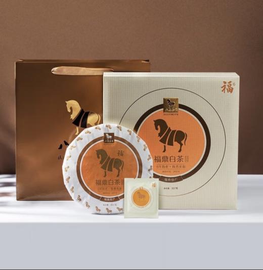 八马茶业福系列·白牡丹6年单饼(原料年份2014) 357克/盒 商品图0