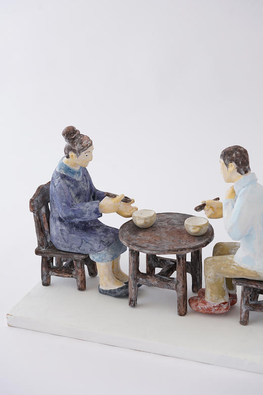 石原稔久34雕塑｜晨粥 商品图1