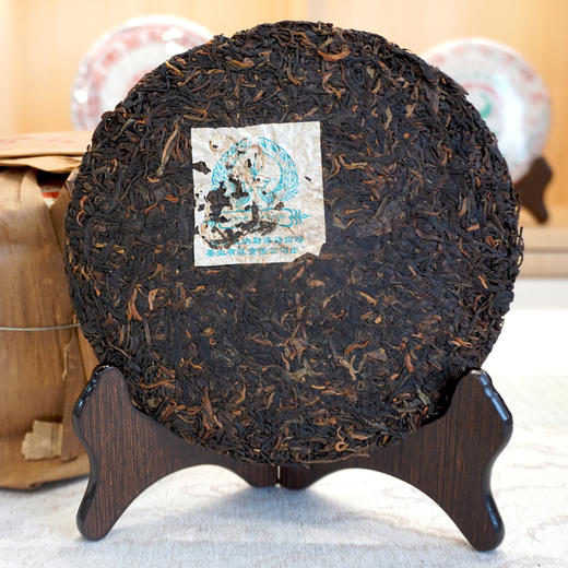 2005年502批次南峤蓝孔雀普洱老生茶 勐海布朗料舒服烟香好回甘 干仓真品高品质老生茶 商品图8