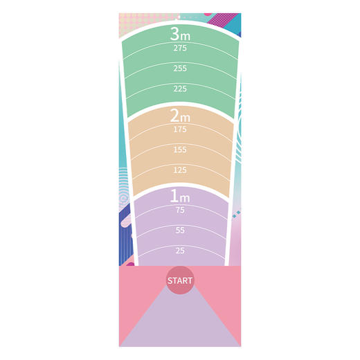 甩头发综艺趣味游戏杀马特户外亲子趣味拓展团建道具彩色喷绘图 商品图4