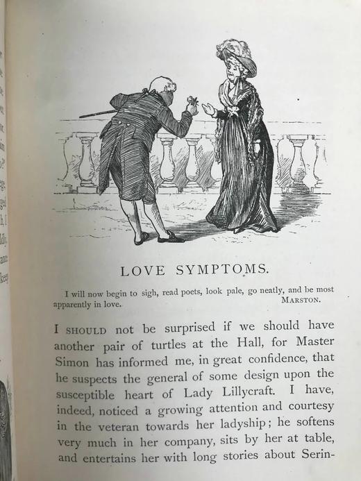 1877年 华盛顿·欧文《布雷斯布里奇田庄》 百余幅插图 漆布精装32开 商品图11