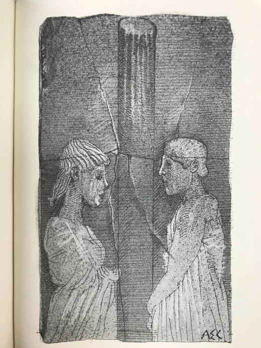 含藏书票限量版！索福克勒斯悲剧集 配多幅插图 豪华皮装大32开 商品图10