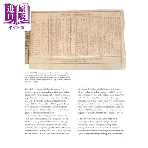 预售 【中商原版】Early Colour Printing 进口艺术 早期彩色印刷：大英博物馆中的德国文艺复兴时期木刻作品 商品图3