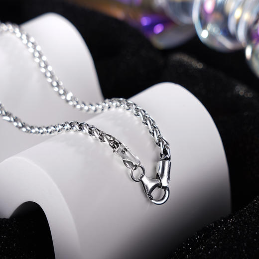 子佩集S925银仿古项链【YFXL029-22】【YFXL029-24】纯银素银2404 商品图1