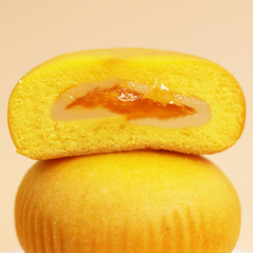 【榴莲控福音！爆浆小软夹心蛋糕】三重口感，一口爆浆！点心榴莲味整箱雪媚娘榴莲饼零食10枚/盒糕点饼干 商品图3