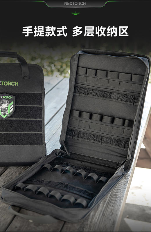 纳丽德（NEXTORCH）手提样品袋收纳分区便携 商品图2