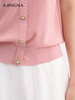 【夏日清凉】阿菁娜桑蚕丝小香风短袖小衫F29X302015 商品缩略图2