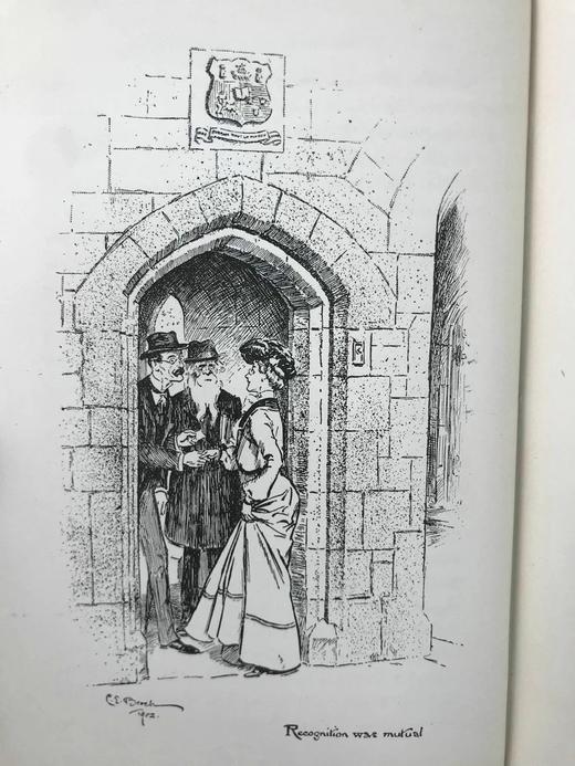 1902年 凯特·道格拉斯·威金《佩内洛普的爱尔兰经历》  C.E.布洛克数十幅插图 漆布精装32开 商品图14