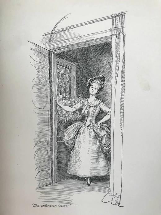 1895年 奥斯丁·多布森《罗西娜的故事与其他诗歌》 休·汤姆森50幅精美插图 漆布面精装32开 商品图8