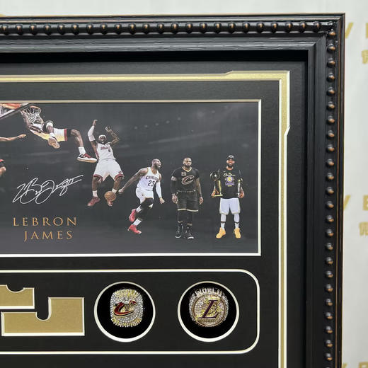 收藏系列 勒布朗詹姆斯 装饰纪念画 豪华版（非亲签） 商品图2