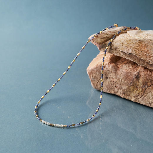 Amber Lollipop	蔚蓝系列宝石串珠项链【缺】 商品图8