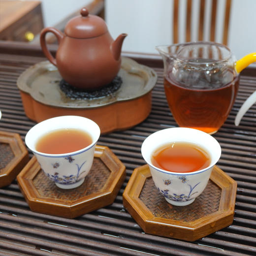 2005年502批次南峤蓝孔雀普洱老生茶 勐海布朗料舒服烟香好回甘 干仓真品高品质老生茶 商品图13