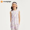 【专属】moodytiger24年夏新女童运动春夏无袖休闲扎染印花背心42210117 商品缩略图0