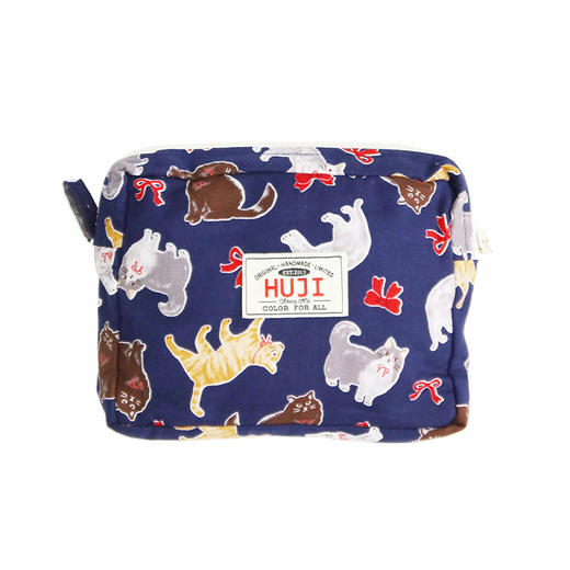 HUJI祤集Motley收纳包插画小猫小猫 商品图13