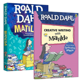 玛蒂尔达2册 英文原版 Matilda 玛蒂尔达的创意写作 罗尔德达尔经典童话 Roald Dahl 儿童英语写作技巧