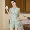 新中式国风套装气质洋气，时尚减龄显瘦短裤两件套HR-QMC6187 商品缩略图0