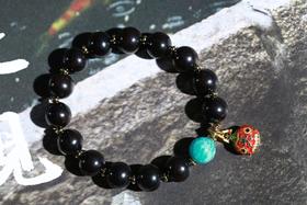 ZGT0028°福星  紫光檀珠串