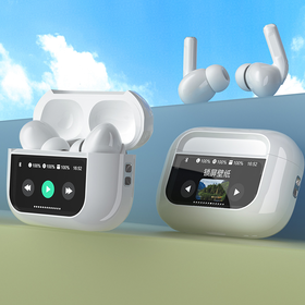 LUIFEIYP智能触控屏蓝牙耳机｜全彩智慧触控屏幕、可降噪、可通透