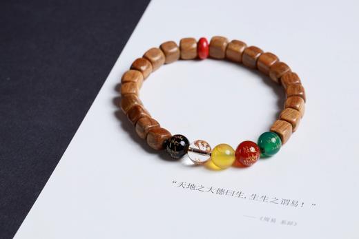 LT0021°路路皆顺·绿檀·五路财神手串 商品图1