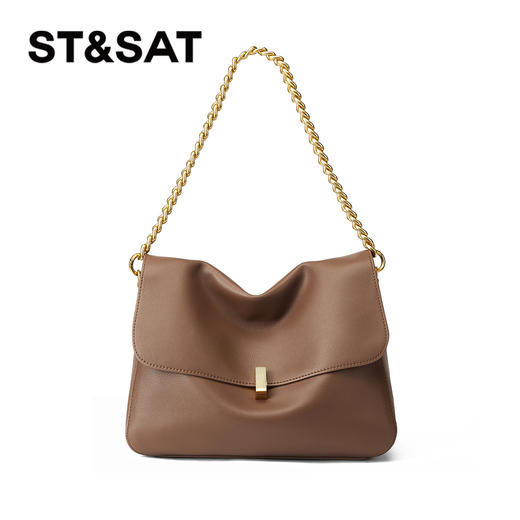 星期六休闲慵懒风大容量单肩包SS3521A305 商品图4