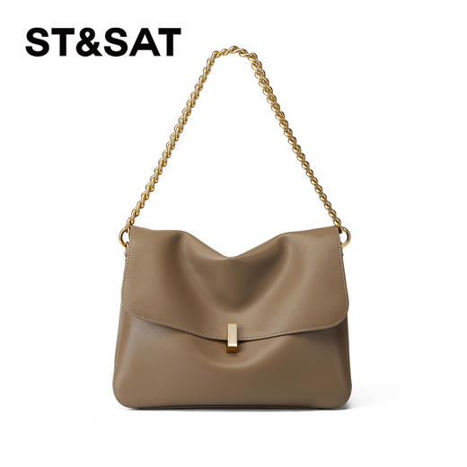 星期六休闲慵懒风大容量单肩包SS3521A305 商品图5