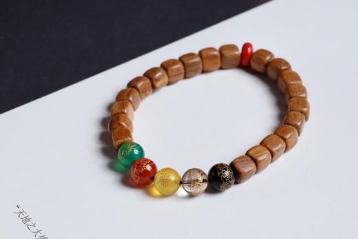 LT0021°路路皆顺·绿檀·五路财神手串 商品图0