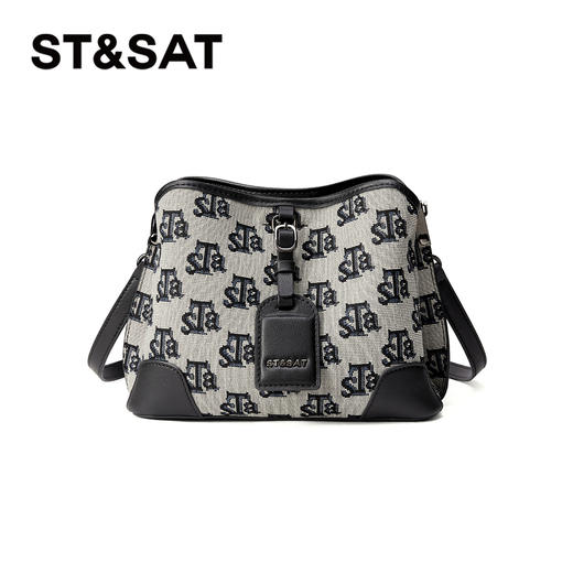 星期六经典复古老花斜挎包SS3521A306 商品图1