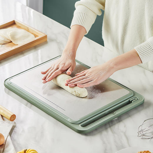 OOU O2双面抗菌防霉不锈钢菜板000043A 商品图3