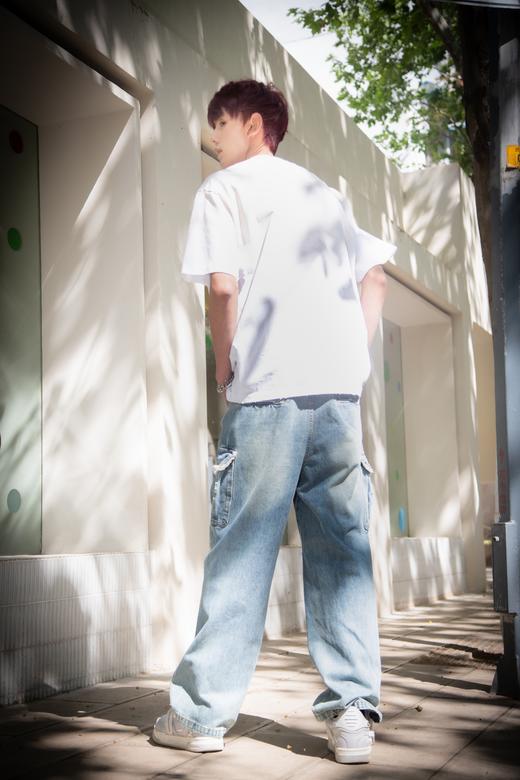 W413912974美式做旧短袖T恤 商品图7